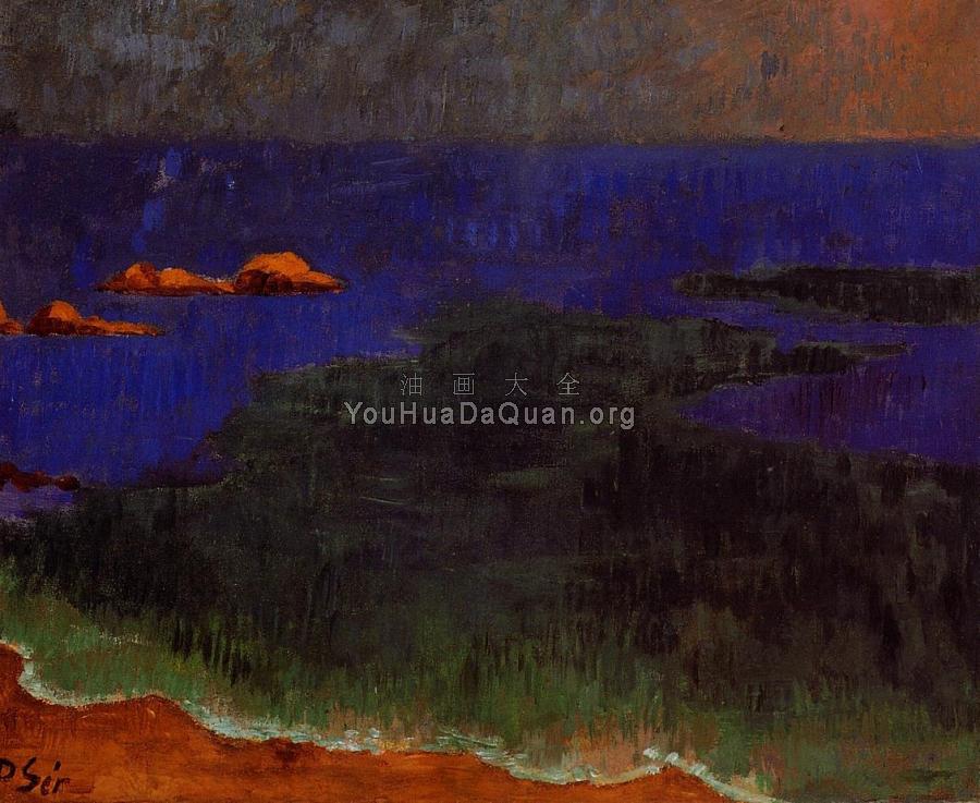 The Seat at Poldu - Sunset - 保罗·塞律西埃